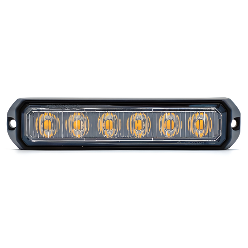 Van Master VMGLEDHD6A 12-24V R65 Heavy Duty 6 LED Amber Warning Light PN: VMGLEDHD6A